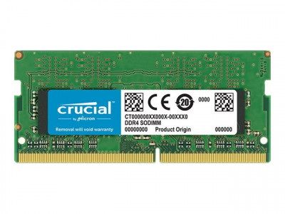 Crucial : 4GB DDR4 2400 MT/S PC4-19200 CL17 SR X8 UNBUFF SODIMM 260PIN