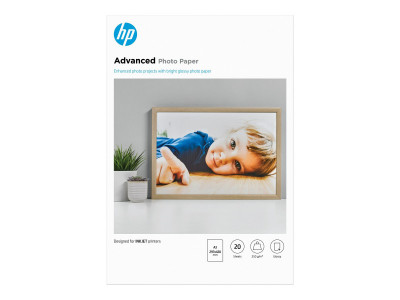 HP : HP ADV GLOSSY Photo papier 250G A3 297X420MM 20 SHT
