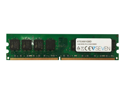 V7 : 1GB DDR2 667MHZ CL5 DIMM PC2-5300