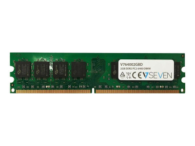 V7 : 2GB DDR2 800MHZ CL6 DIMM PC2-6400