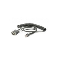 Zebra : CABLE RS232 DB9 FEMALE CONNECT 9 FT COILED POWER PIN 9 TXD ON