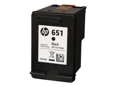 HP : Cartouche Encre NO 651 BLACK .