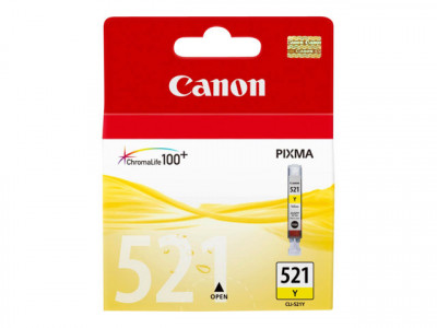 Canon CLI-521Y Cartouche d'encre jaune 500 pages