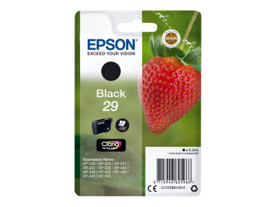Epson : SGLPCK BLACK 29 HOME Encre BLACK STANDARD