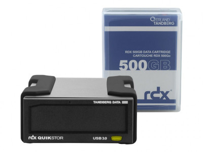 Tandberg : RDX EXT drive 500GB BLACK USB3+ RDX EXT drive 500GB BLACK USB3+
