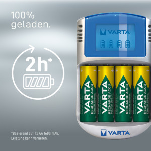 VARTA chargeur LCD Charger, avec adaptateur