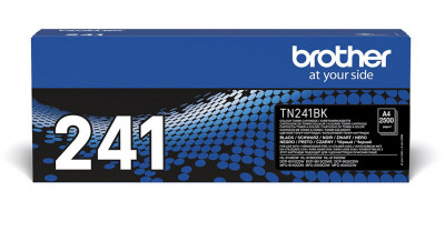 Toner Brother TN-241BK pour HL-3140CW HL-3150CDW, noir 2500 pages