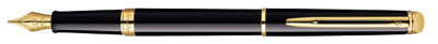 WATERMAN stylo plume Hémisphère, noir mat C.C.