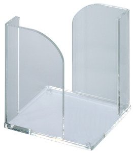 MAUL Porte-bloc cube en acrylique, transparent, vide