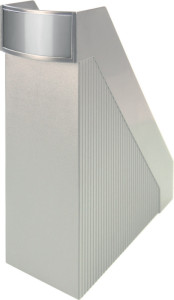 helit Porte-revues linear, format A4, polystyrène, gris