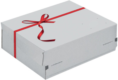 ColomPac Boîte cadeau, taille: S, noeud rouge