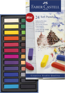 FABER-CASTELL Craies pastel soft CREATIVE STUDIO, étui de 48