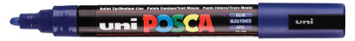 uni-ball Marqueur à pigment POSCA PC-5M, bleu métallique