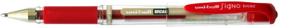 uni-ball Stylo roller encre gel SIGNO broad UM153C, rouge
