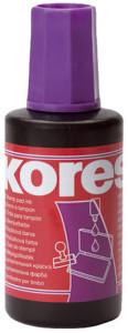 Kores encre à tampon, contenu: 27 ml, violet