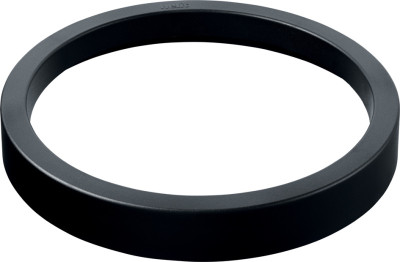 helit anneau pour corbeille à papier 18 litres, noir, pour