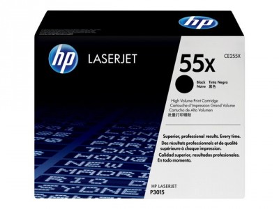 HP 55X Cartouche de toner Noir CE255X 13500 pages pour LaserJet