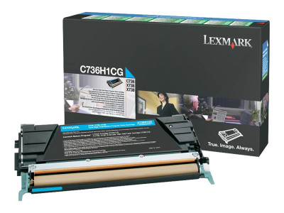Lexmark : cartouche toner Return Program CYAN 10K pages F/C736/ X736/ X738