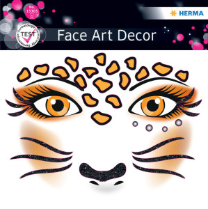 HERMA visage autocollant d'art « Chat rose »