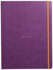 RHODIA Carnet de notes RHODIARAMA, A4+, ligné, violet