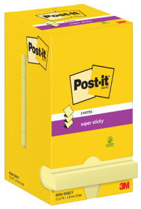 Post-it Post-it Z-super Notes, 76 x 127 mm, kanariengelb