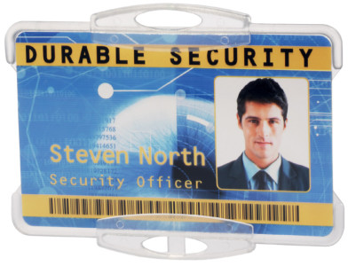 DURABLE Badge, porte carte, 54 x 90 mm, transparent