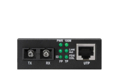 DIGITUS Convertisseur média Fast Ethernet: RJ45/ST, multimo.