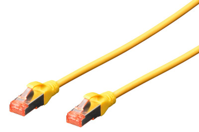 DIGITUS Câble patch, Cat. 6, S/FTP, 2,0 m, jaune