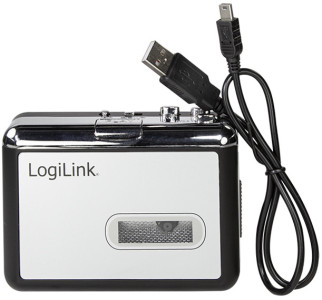 LogiLink Walkman, avec fonction convertisseur, noir/argent