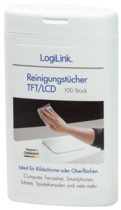 LogiLink Lingettes de nettoyage pour écrans TFT/LCD/LED,