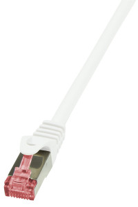 LogiLink Câble patch, Cat. 6, S/FTP,  1,5 m, rouge