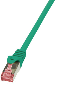 LogiLink Câble patch, Cat. 6, S/FTP,  1,5 m, rose