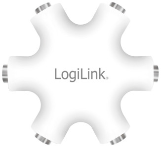 LogiLink Splitter audio LogiStar, blanc