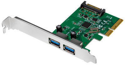 LogiLink Carte PCI Express USB 3.1, 2 ports, 10 Gbps