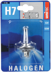 uniTEC ampoule halogène H7 pour phare, 12 V, 55 watts
