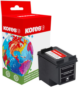 Kores encre rechargée G995BK remplace hp C6656A, No.56, noir