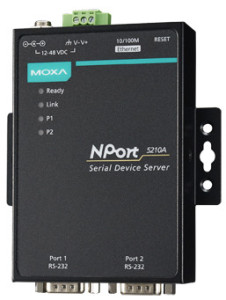 MOXA Serveur Serial Device, 2 port, RS-232, Nport-5210A