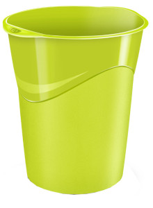 CEP Corbeille à papier GLOSS, 14 litres, vert anis