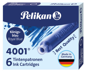 Pelikan Cartouches d'encre 4001 TP/6, turquoise