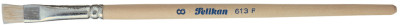 Pelikan Pinceau à soies 613 F, taille 8, manche en bois non
