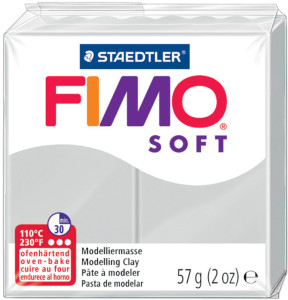 FIMO Pâte à modeler SOFT, à cuire, prune, 57 g