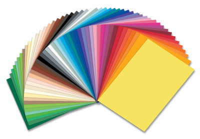 folia papier de couleur, (L)250 x (H)350 mm, 130g/m2,