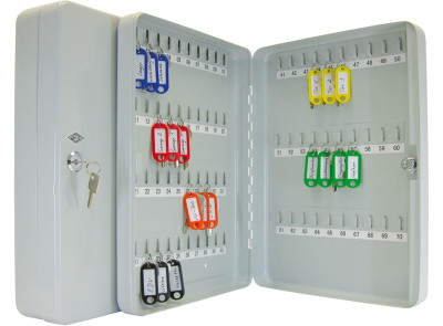 WEDO armoire à clés pour 24 clés, gris-lumière, plate