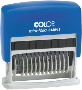 COLOP tampon numeroteur Mini Dater S120/13, a 13 chiffres,
