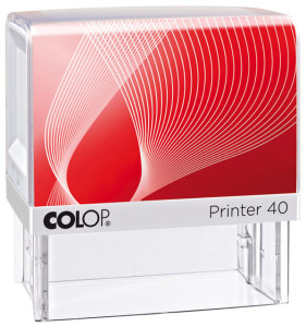 COLOP Tampon pour texte Printer 40, 6 lignes, configurable,