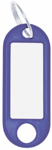 WEDO porte-clés avec anneau, diamètre: 18 mm, bleu