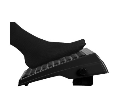 UNiLUX Repose-pieds BIO, réglable en hauteur, couleur: noir