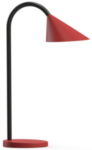 UNiLUX Lampe de bureau LED SOL, couleur: rouge
