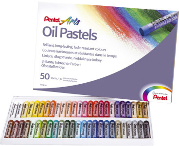 PentelArts pastel à huile PHN4, étui en plastique de 50