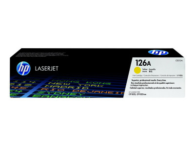 HP cartouche toner Jaune 126A pour LaserJet